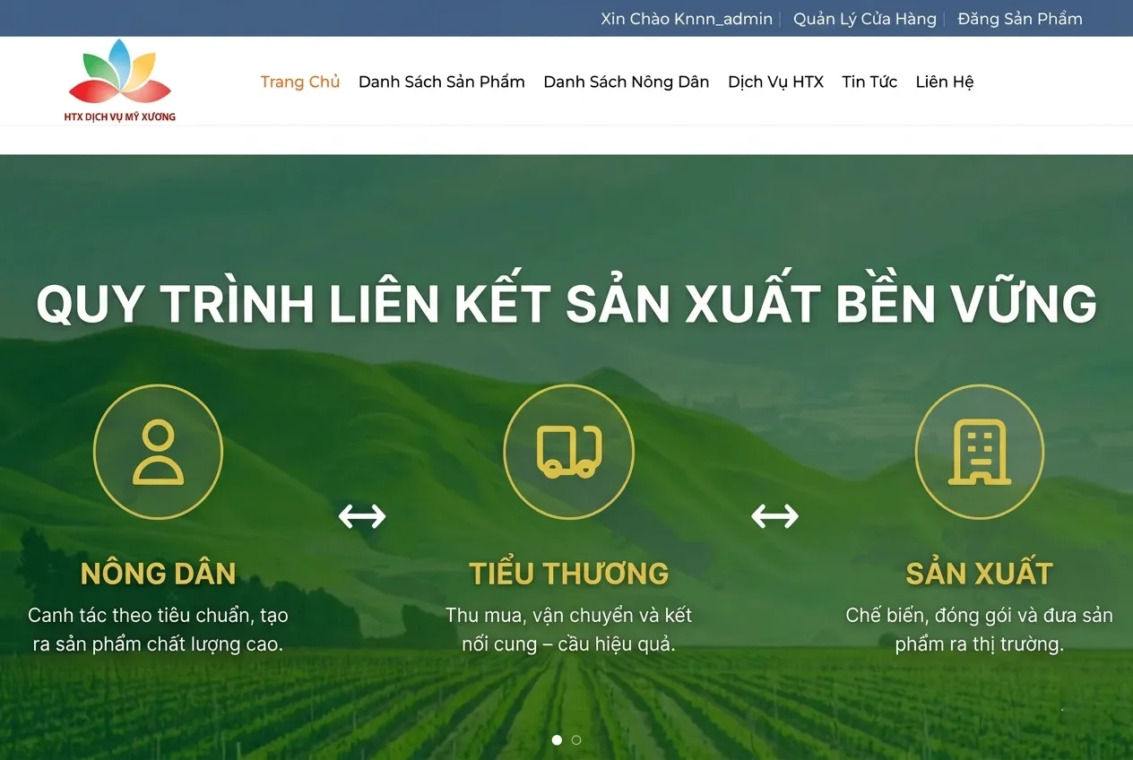 Muốn bán hàng trên web nông nghiệp?